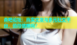杏吧论坛：真实交友与多元社交平台，值得信赖吗？