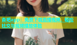 杏吧app：免费下载直播视频，轻松社交与视频播放体验