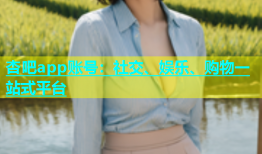 杏吧app账号：社交、娱乐、购物一站式平台