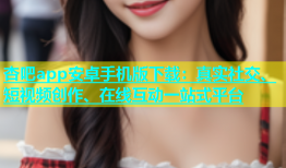 杏吧app安卓手机版下载：真实社交、短视频创作、在线互动一站式平台