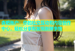 杏吧账户：你的社交互动和内容创作中心，轻松分享和发现新鲜事物