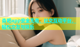 杏吧app安全无毒，社交互动平台，轻松交友与娱乐