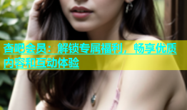 杏吧会员：解锁专属福利，畅享优质内容和互动体验