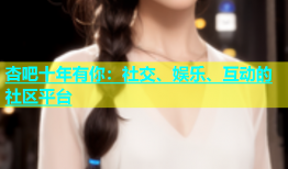 杏吧十年有你：社交、娱乐、互动的社区平台