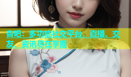 杏吧：多功能社交平台，直播、交友、资讯尽在掌握