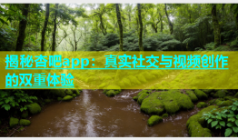 揭秘杏吧app：真实社交与视频创作的双重体验