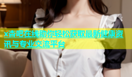 x杏吧在线助你轻松获取最新健康资讯与专业交流平台