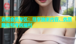 杏吧会员专区：尊享独家内容、优质服务和专属福利
