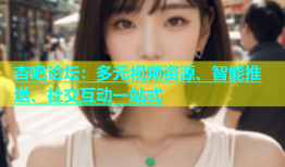 杏吧论坛：多元视频资源、智能推送、社交互动一站式