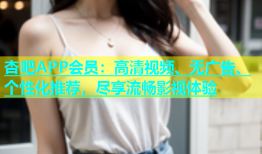 杏吧APP会员：高清视频、无广告、个性化推荐，尽享流畅影视体验