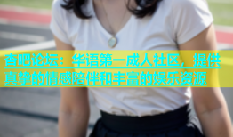 杏吧论坛：华语第一成人社区，提供真挚的情感陪伴和丰富的娱乐资源