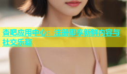 杏吧应用中心：注册即享新鲜内容与社交乐趣
