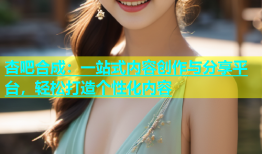杏吧合成：一站式内容创作与分享平台，轻松打造个性化内容