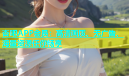 杏吧APP会员：高清画质、无广告、海量资源任你畅享