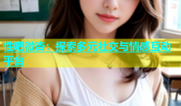 性吧微杏：探索多元社交与情感互动平台