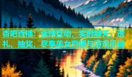 杏吧直播：全球互动，实时聊天、送礼、抽奖，尽享美女直播与游戏乐趣