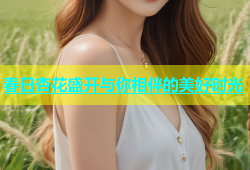 春日杏花盛开与你相伴的美好时光