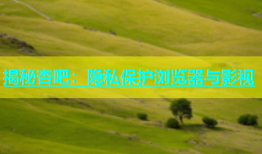 揭秘杏吧：隐私保护浏览器与影视